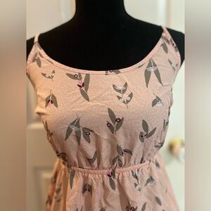 GAP Floral Pink Sleeveless Cami Dress Size XS